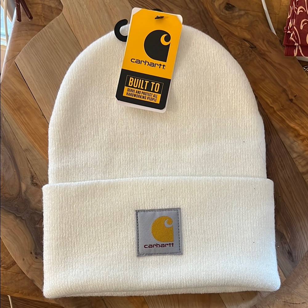 Carhartt White Beanie